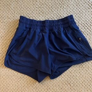 lulu lemon navy shorts